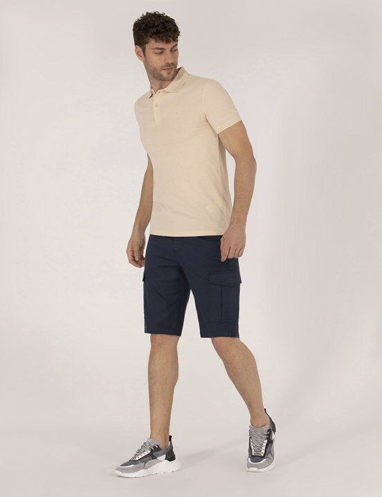 Pierre Cardin Erkek Dokuma Capri Bermuda
