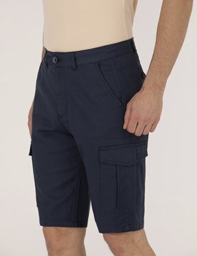 Pierre Cardin Erkek Dokuma Capri Bermuda
