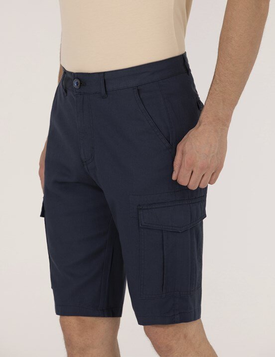 Pierre Cardin Erkek Dokuma Capri Bermuda
