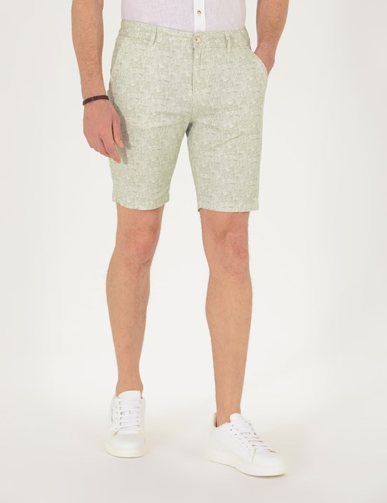 Pierre Cardin Erkek Dokuma Capri Bermuda
