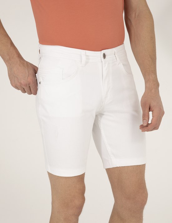 Pierre Cardin Erkek Dokuma Bermuda
