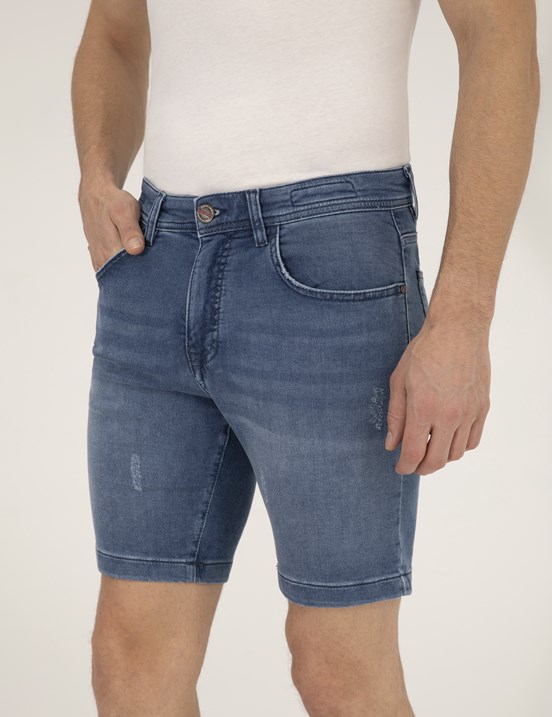 Pierre Cardin Erkek Dokuma Bermuda
