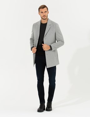 Pierre Cardin Erkek Kaşe Kaban 