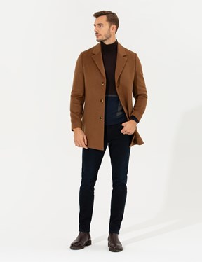 Pierre Cardin Erkek Kaşe Kaban 