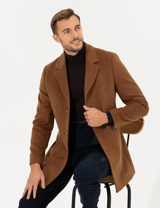 Pierre Cardin Erkek Kaşe Kaban 