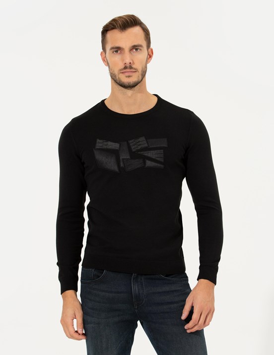 Pierre Cardin Ekek Slim Fit Triko Kazak
