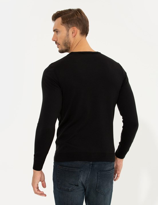Pierre Cardin Ekek Slim Fit Triko Kazak

