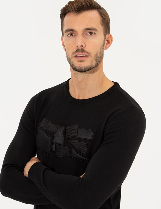 Pierre Cardin Ekek Slim Fit Triko Kazak
