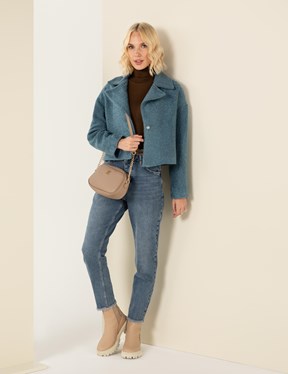 Pierre Cardin Kadın Crop Top Kaban