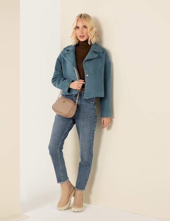 Pierre Cardin Kadın Crop Top Kaban