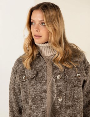 Pierre Cardin Kadın Regular Fit Kaban Kaşe
