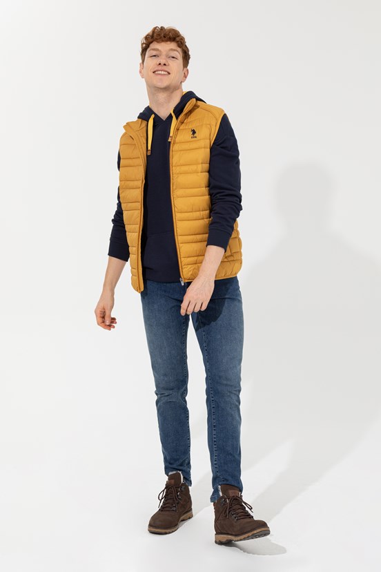 U.S. Polo Assn. Erkek Dokuma Yelek
