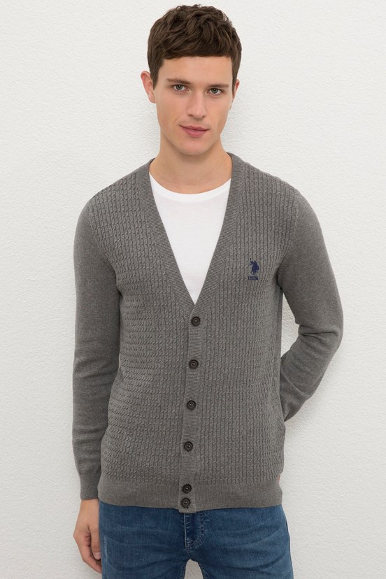 U.S. Polo Assn. Erkek Basic Triko Hırka