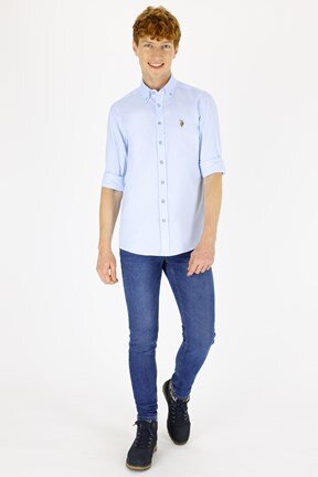 U.S. Polo Assn. Erkek Uzunkol Basic Gömlek