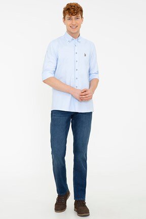 U.S. Polo Assn. Erkek Uzunkol Basic Gömlek