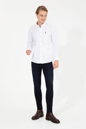 U.S. Polo Assn. Erkek Dokuma Gömlek