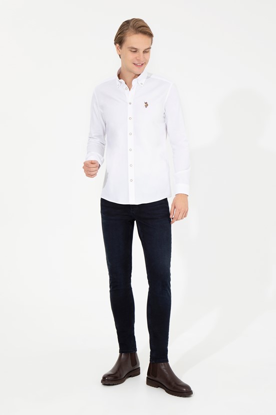 U.S. Polo Assn. Erkek Dokuma Gömlek