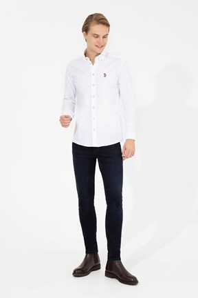 U.S. Polo Assn. Erkek Dokuma Gömlek