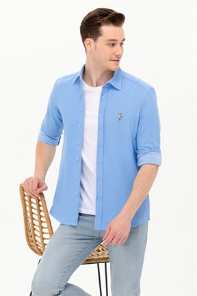 U.S. Polo Assn. Erkek Dokuma Gömlek
