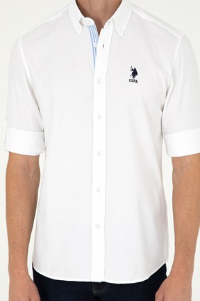 U.S.Polo.Assn.Erkek Dokuma Gomlek
