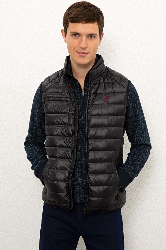U.S. Polo Assn. Erkek Dokuma Yelek