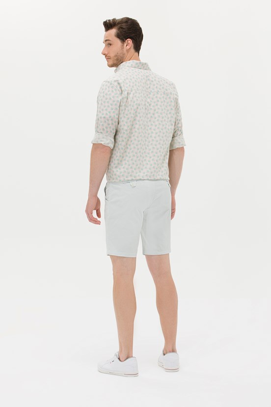 U.S. Polo Assn. Erkek Dokuma Capri Bermuda
