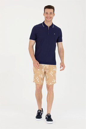 U.S. Polo Assn. Erkek Dokuma Capri Bermuda
