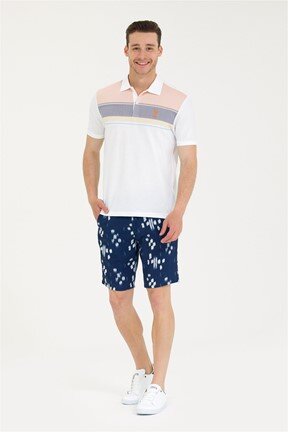 U.S. Polo Assn. Erkek Dokuma Capri Bermuda
