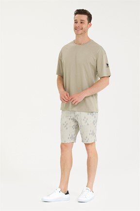 U.S. Polo Assn. Erkek Dokuma Capri Bermuda
