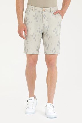 U.S. Polo Assn. Erkek Dokuma Capri Bermuda
