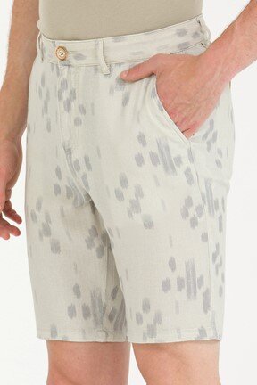 U.S. Polo Assn. Erkek Dokuma Capri Bermuda
