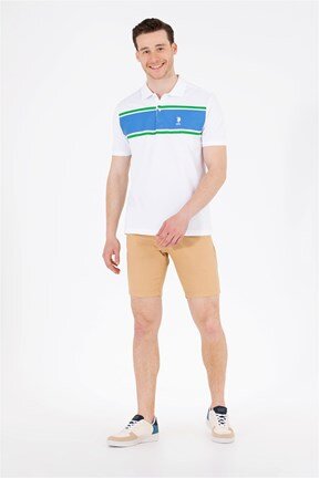 U.S. Polo Assn. Erkek Dokuma Capri Bermuda

