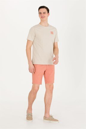 U.S. Polo Assn. Erkek Dokuma Capri Bermuda

