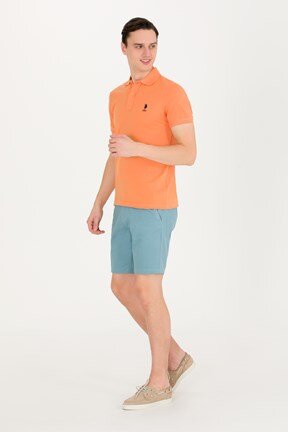 U.S. Polo Assn. Erkek Dokuma Capri Bermuda

