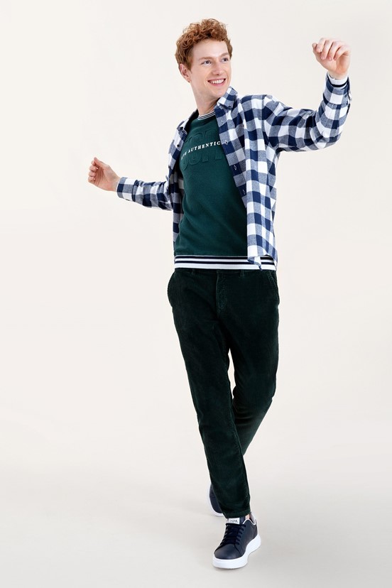 U.S. Polo Assn. Erkek Dokuma Spor Pantolon
