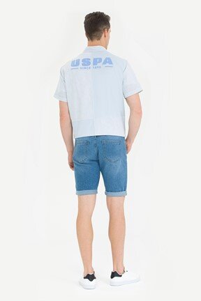 U.S. Polo Assn. Erkek Denim Capri Bermuda
