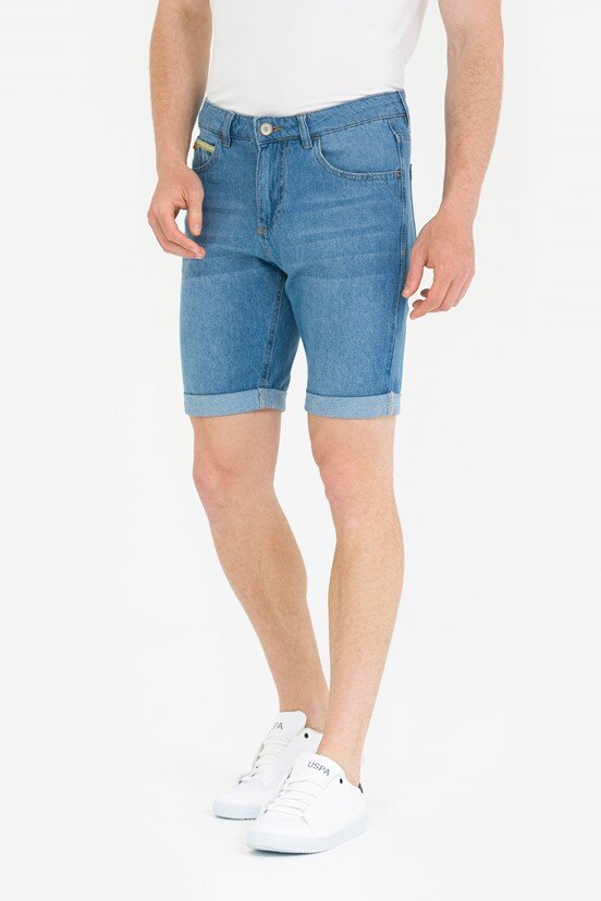 U.S. Polo Assn. Erkek Denim Capri Bermuda

