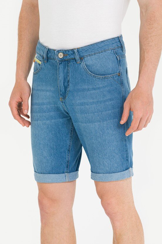 U.S. Polo Assn. Erkek Denim Capri Bermuda
