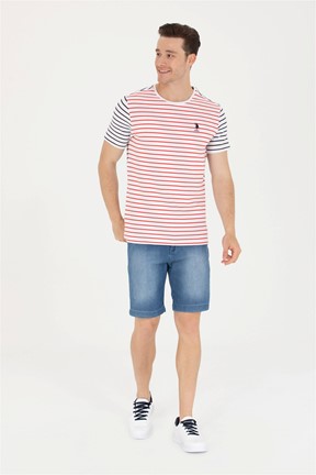 U.S. Polo Assn. Erkek Denim Capri Bermuda
