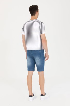 U.S. Polo Assn. Erkek Denim Capri Bermuda
