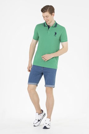 U.S. Polo Assn. Erkek Denim Capri Bermuda