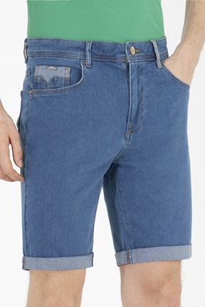 U.S. Polo Assn. Erkek Denim Capri Bermuda