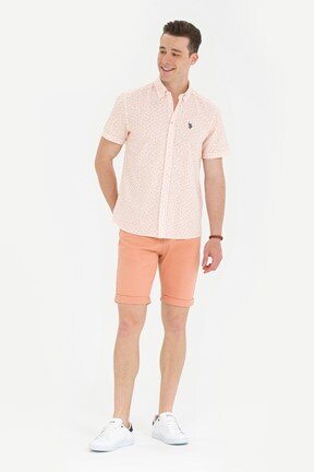 U.S. Polo Assn. Erkek Denim Capri Bermuda
