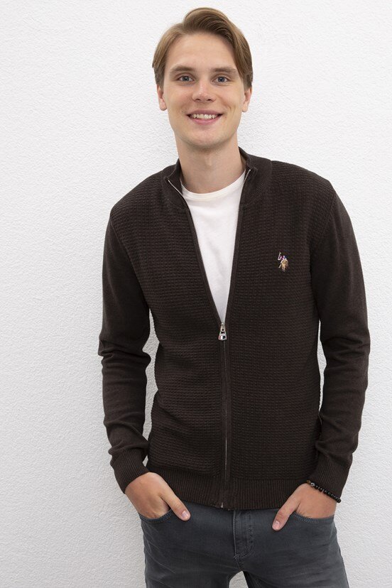 U.S. Polo Assn. Erkek Basic Triko Hırka