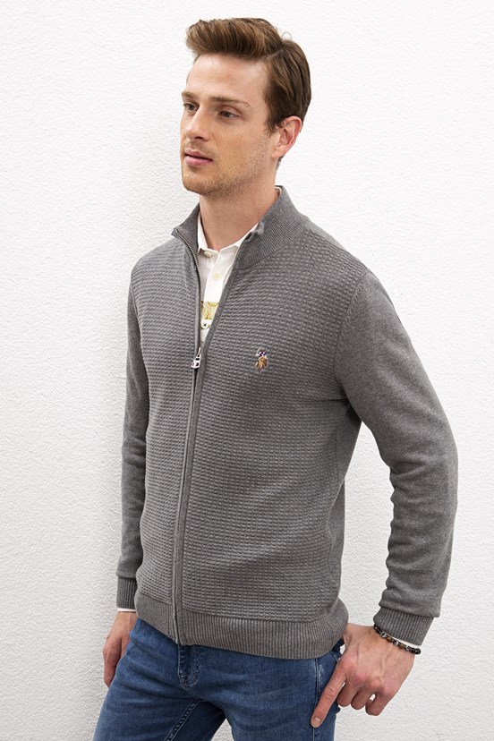 U.S. Polo Assn. Erkek Basic Triko Hırka