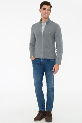 U.S. Polo Assn. Erkek Basic Triko Hırka 