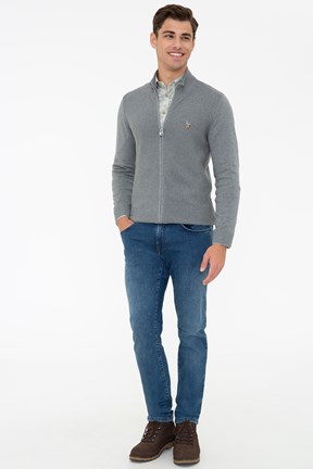 U.S. Polo Assn. Erkek Basic Triko Hırka 
