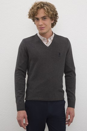 U.S. Polo Assn. Erkek Basic Triko Kazak