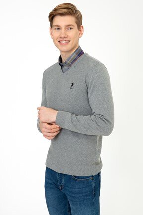 U.S. Polo Assn. Erkek Basic Triko Kazak