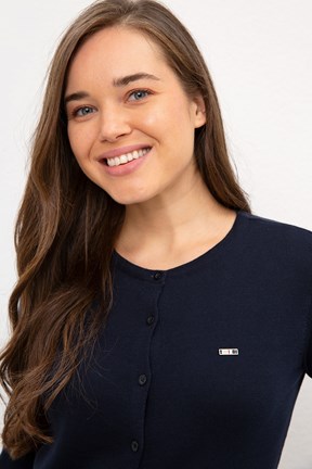 U.S. Polo Assn. Kadın Basic Bisiklet Yaka  Triko Hırka